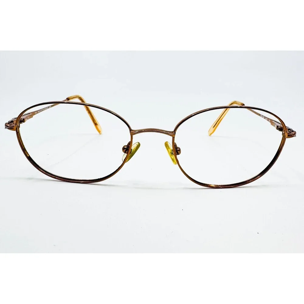 Saks Fifth Avenue Eyeglasses Women Brown Oval S5A 199T 52-18-135
